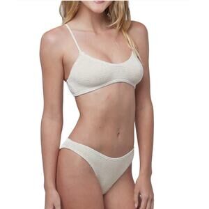 Love and Bikinis Maldives Top and Cheeky Bottoms Macadamia